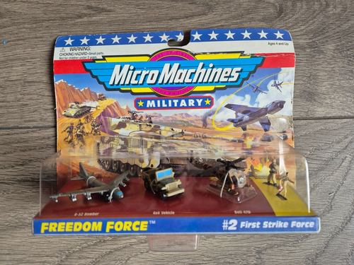 GALOOB MICRO MACHINES MILITARY FREEDOM FORCE #2 FIRST STRIKE FORCE NEW SEALED