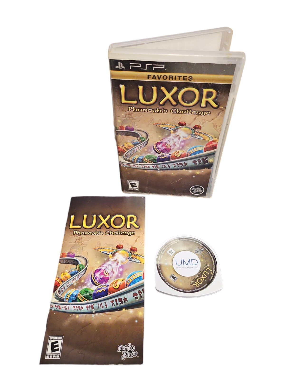 PSP Game - LUXOR: Pharaoh's Challenge - Tested  Works  Great