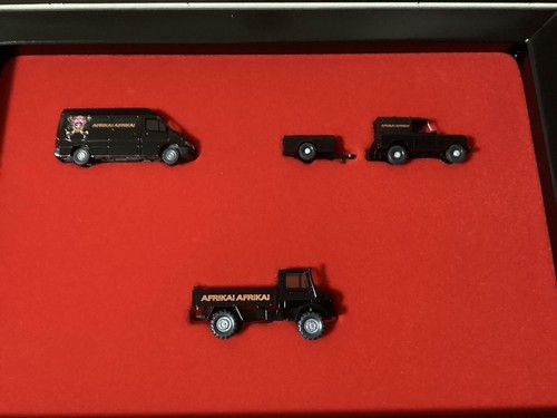 1:87 Wiking SET AFRIKA mit Unimog, Sprinter, Land Rover & Anhänger, Top in OVP - Bild 2 von 6