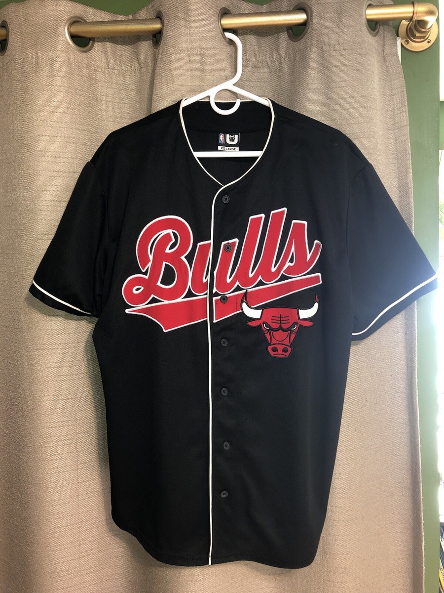 CHICAGO BULLS #66 NBA Basketball Button-up Baseball Style CHICAGO BULLS #66 NBA Basketball Button-up Baseball Style