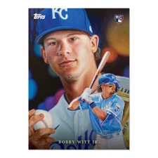 2022 Topps Game Within the Game #6 Bobby Witt Jr. by Paul Jennis