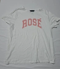 Ladies Tshirt New Look Size 14 Short Sleeve White Mix 13618