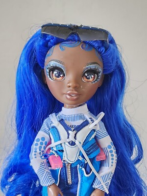 アイリッシュドレスデンドール 2015 BahBah Blue Neo Blythe Doll with Blue Hair, White Skin and Custom