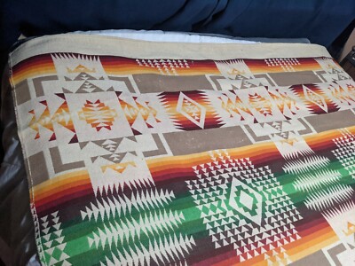 Vintage Pendleton Beaver State Chief Joseph Indian Blanket Wool