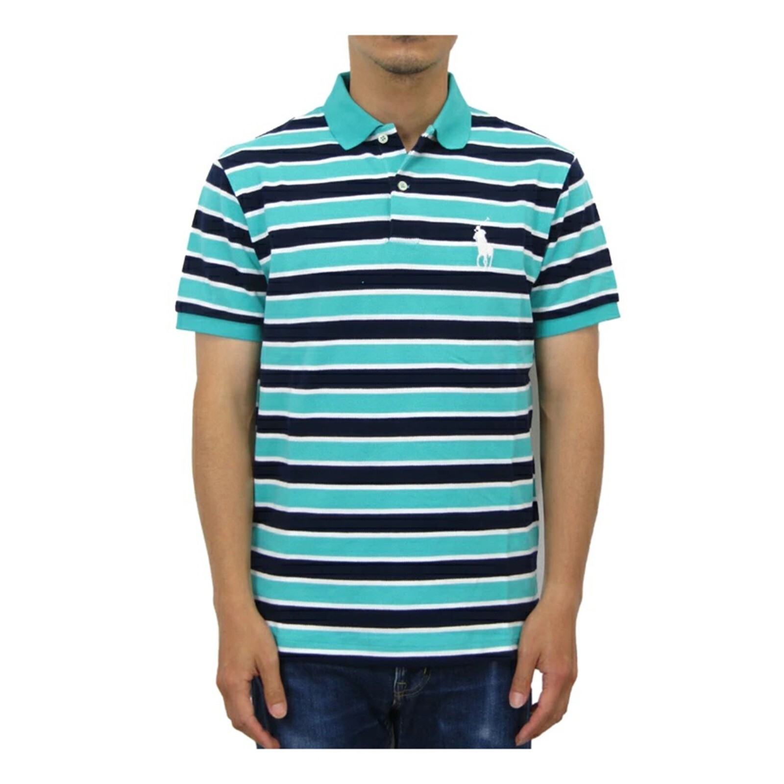 Рубашка поло Polo Ralph Lauren Big Pony в полоску с коротким рукавом на заказ - Маленький размер