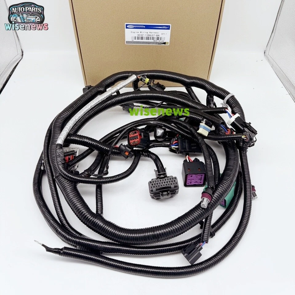 Wiring Harness For 2003-2004 Ford Super Duty F250 F350 F450 F550 Engine 6.0L US Foto 2 de 4