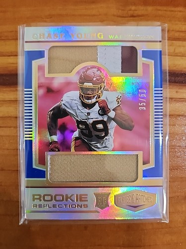 Chase Young 2020 Panini Plates and Patches Football 35/50 Rookie Reflections