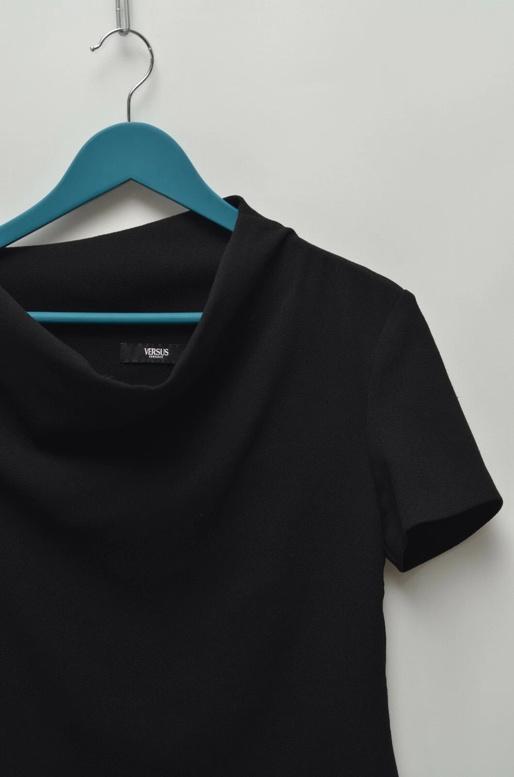 Abito donna nero Versace Versus Luxury taglia 42 Made in Italy