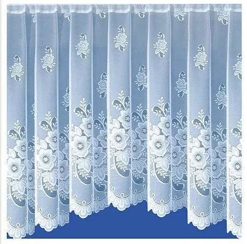 New York Floral Net Curtain Jardiniere - 12 Sizes - Free 1st Class Postage