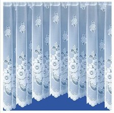 New York Floral Net Curtain Jardiniere - 12 Sizes - Free 1st Class Postage
