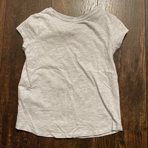 puma rainbow girls Size 5 Gray t shirt tee logo Crewneck Youth Casual - Picture 8 of 8