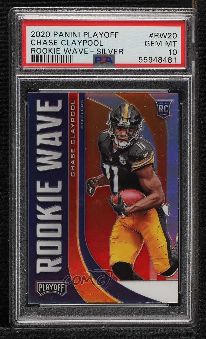 Chase Claypool Panini Playoff Rookie Wave #RW20 Silver