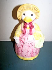 VINTAGE 1984 ARNART IMPORTS DUCK FIGURINE MUSIC BOX PLAYS IT'S A SMALL WORLD