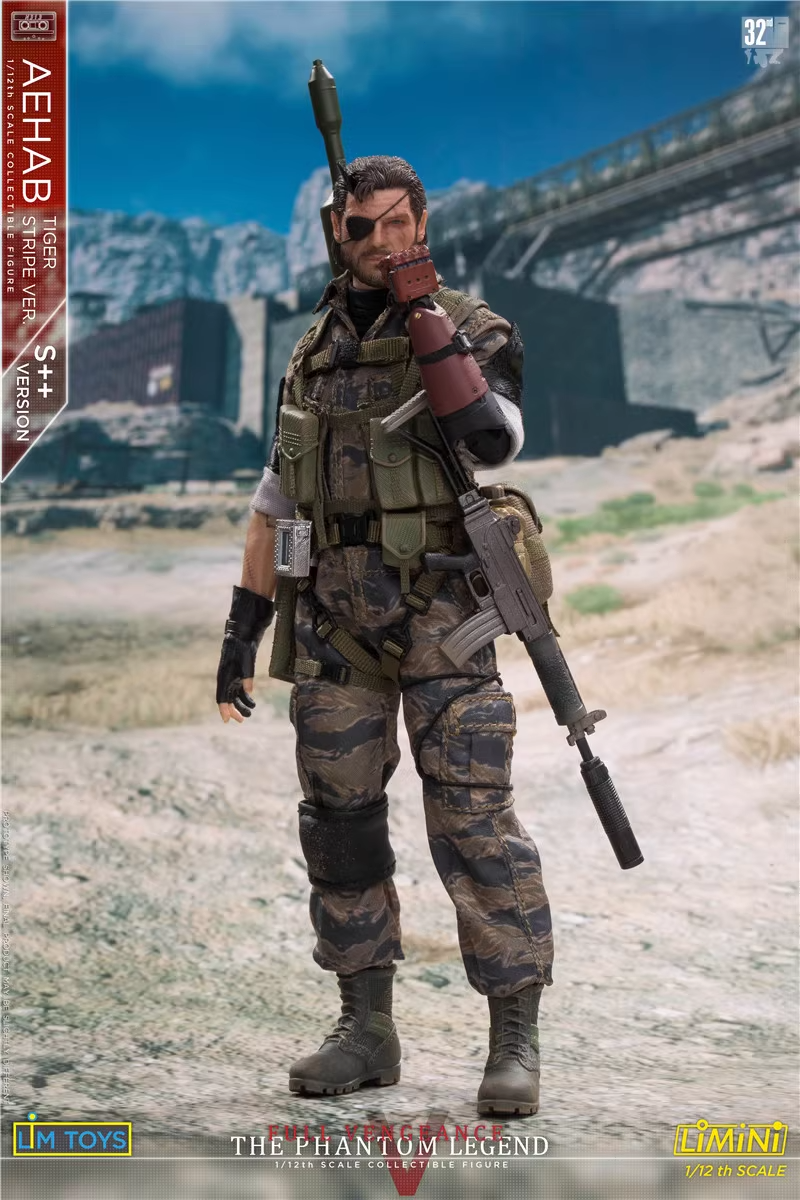 LIMTOYS Metal Gear Solid V 1/12 Venom Snake Action Figure S++