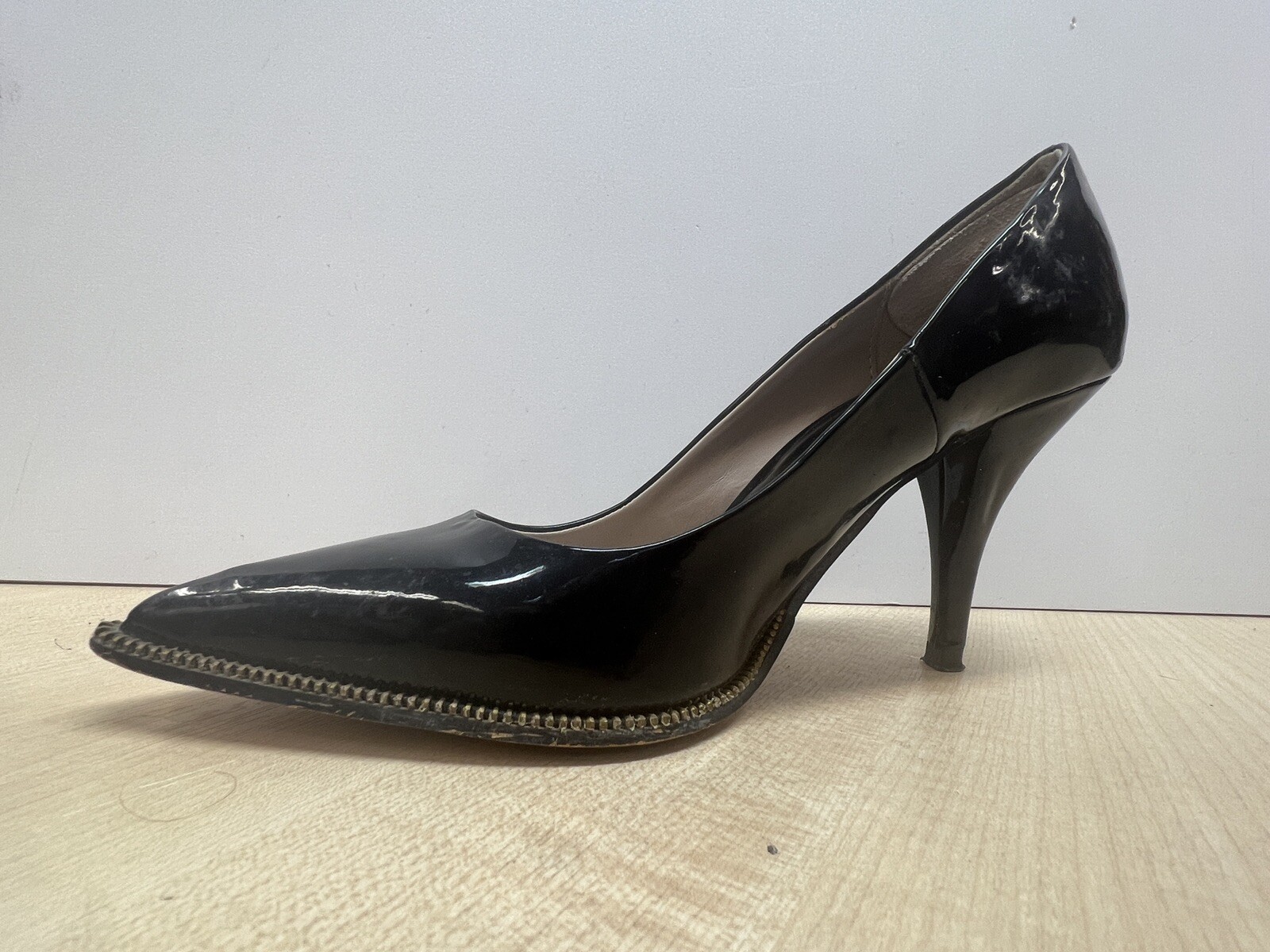 Zara Basic Collection Black High-Heel Stiletto Sh… - image 5