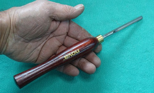 Teknatool "NOVA" Bowl Gouge 1/4" x 10" OAL HSSteel