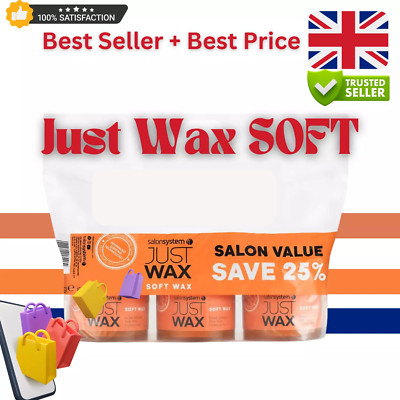 Salonsystem Just Wax Soft Wax - 3 für 2 Weichwachs schnelle Lieferung