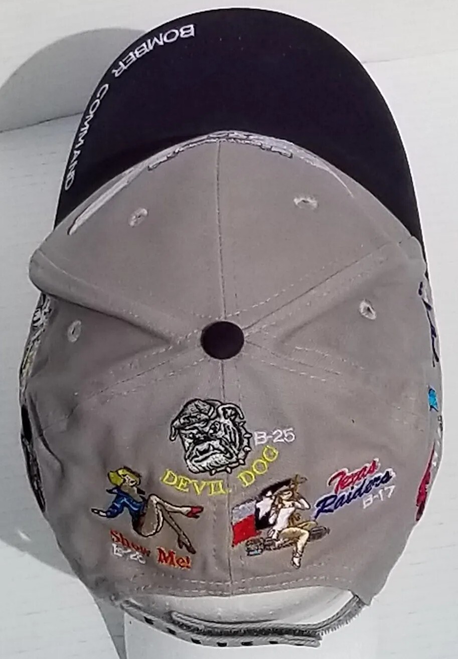 Air Force Ghost Squadron Hat Hook Loop Snapback B… - image 2