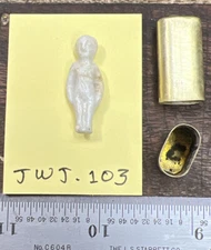 brass religious amulet case - great item - free shipping   lot JWJ.103