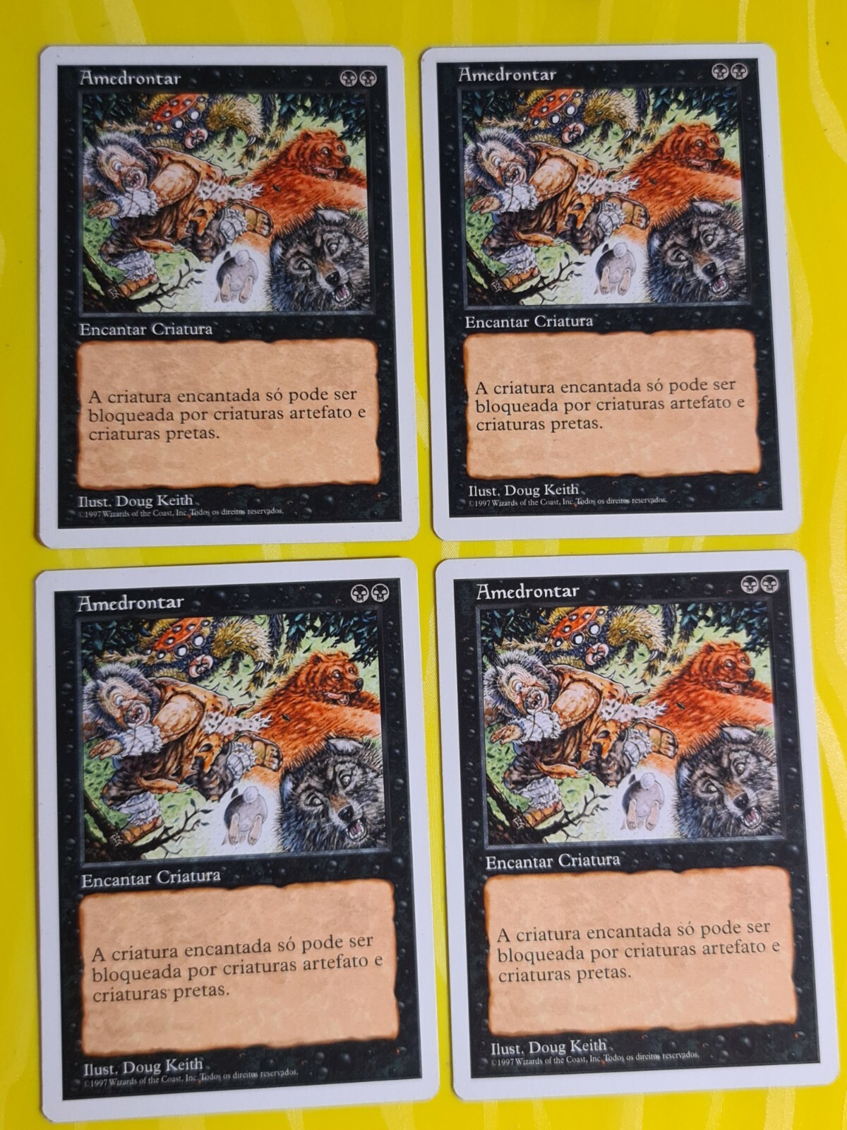 1997 | FEAR | PLAYSET | FIFTH EDITION | PORTUGUESE | MTG LP #C682
