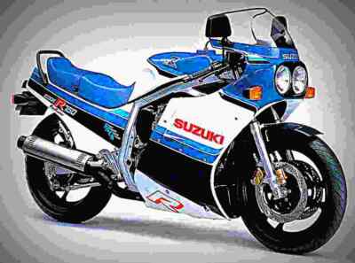 Suzuki GSX R 1100 (Reduzierte Wirkung) 1992 1 A4 Fotodruck