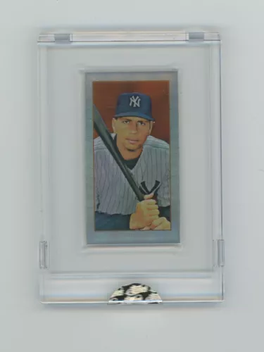 2010 Topps eTopps Alex Rodriguez T206 Refractor Encased #'d 961/999