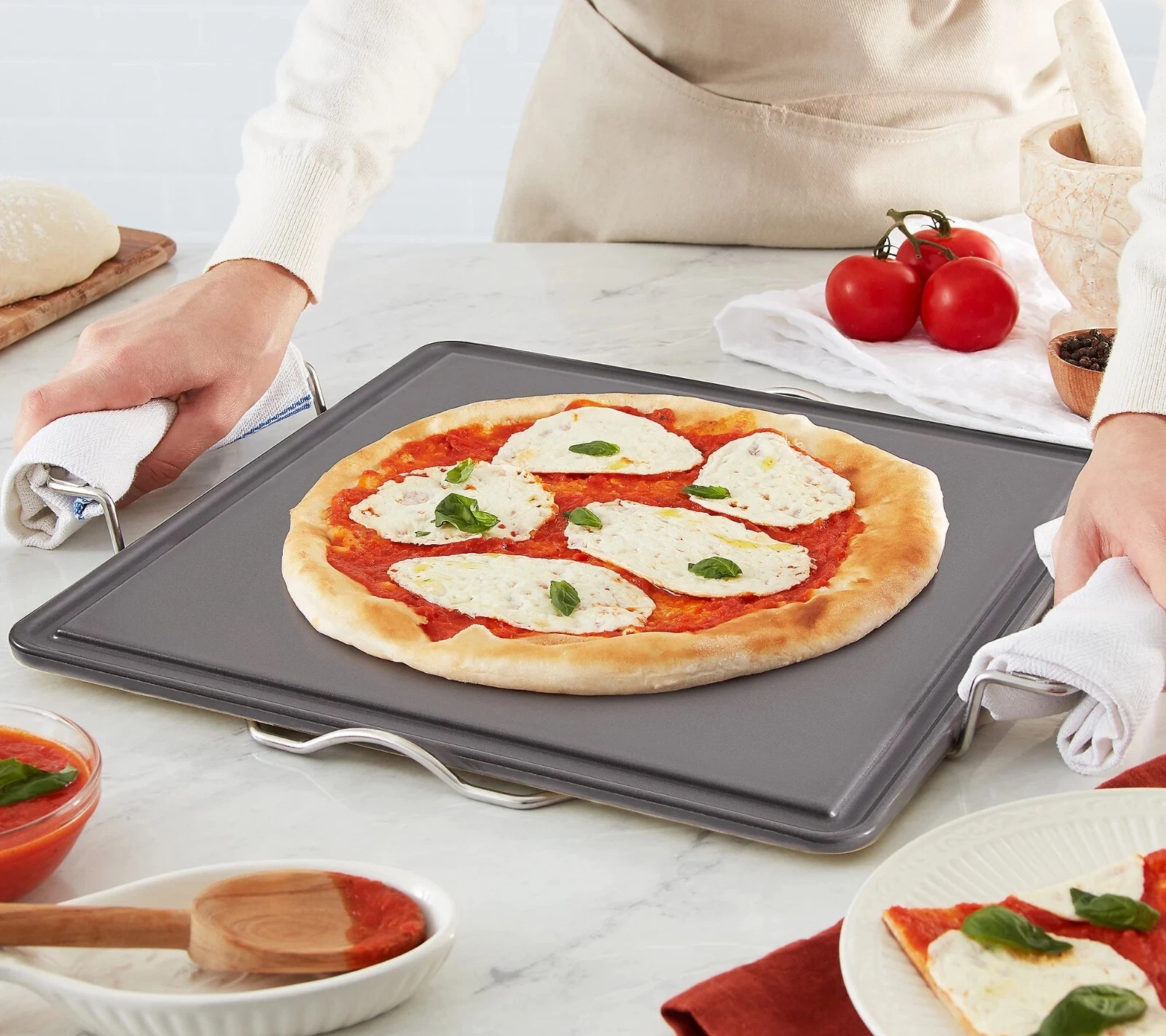 Alex by DASH Not Just A Pizza Stone 14" Stone