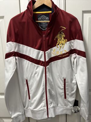 90s ecko unltd キルティング レザージャケット ブルゾン 総刺繍 Ecko Unltd Legion Of Lost Artist Rare Track Jacket Size Large Y2K