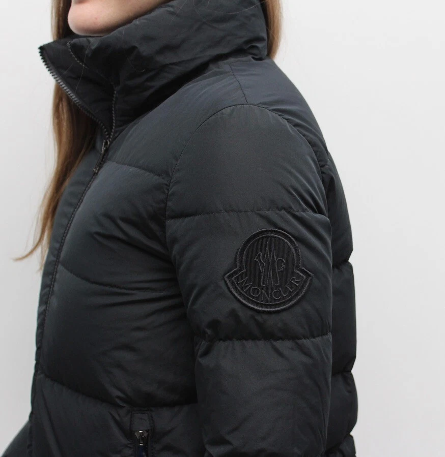 Autentico cappotto giacca piumino trapuntato donna MONCLER Brunec RARO 0 ~XS S