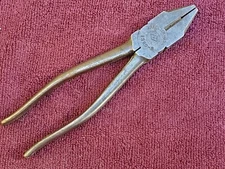 Vintage Kraeuter No.1380-8 Linemans Wire & Cable Pliers,  Made In USA