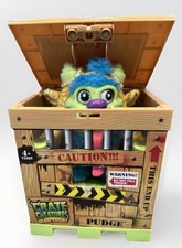 Crate Creatures Surprise Pudge Monster Interactive Toy WORKS VIDEO READ
