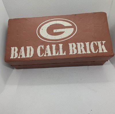 Green Bay Packers NFL Bad Call Brick Brown Football Fan Souvenir
