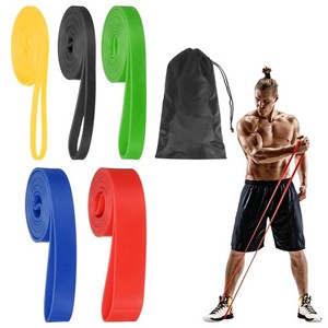 5 Niveaux Tirer vers le haut Bandes de résistance pour travailler avec le sac 5 Pcs & Multicolore