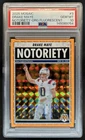 2025 Panini Mosaic Drake Maye Notoriety Orange Fluorescent Prizm #3 PSA 10