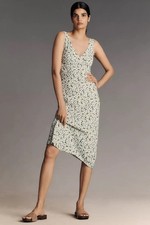 Reformation Beauden Daisy Crêpe Midi Dress  Size XS