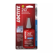 Loctite 243 Blue Threadlocker 36ml   Medium Strength, Surface Insensitive