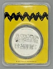 2021 Peanuts Charlie Brown 1 oz .999 Silver Coin ! Tamper evident ART