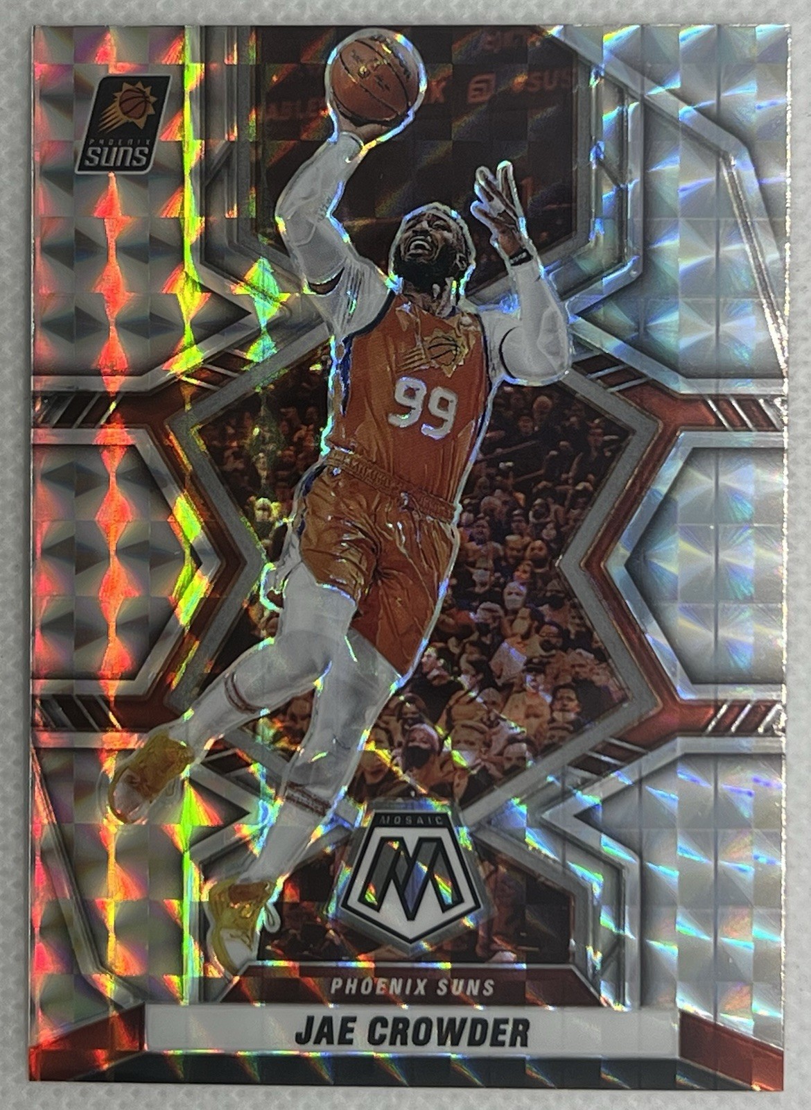 2021-22 Panini Mosaic - Jae Crowder #76 Mosaic Prizm