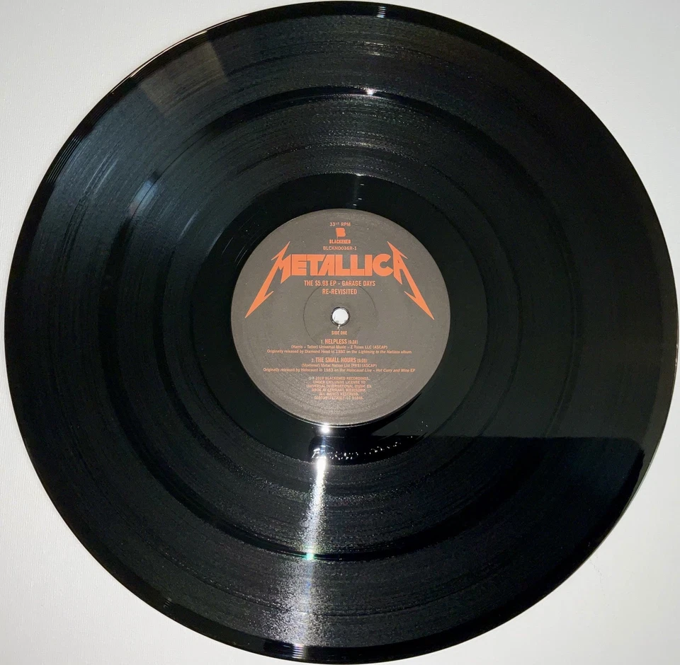 2018 Metallica - The $5.98 E.P. Garage Days Re-Visited 12” EP RE RM 180g NM — 第 3/4 张图片
