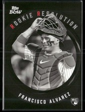 2023 Topps Black & White #RR10 Francisco Alvarez Rookie Resolution