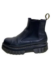 Dr. Martens/Side Gore Boots/UK9/BLK/Leather