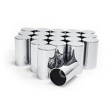 20 Pack Lug Nut Covers, 33mm by 3-1/2" Thread On Flat Top Cylinder Nut Cover