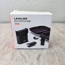 Wireless Lavalier Microphone System for iPhone Android Camera Video Recording