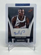 2024-25 Panini Prizm Black Flashback Signatures Shawn Kemp