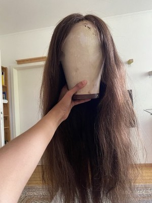  Real Scalp'' 4''×4'' Silk Top, Yaki Straight, Human Hair,24 inches, 3# brown
