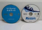 Wii Sports & Resort, Lot of Two (Nintendo Wii, 2006) Discs Only Scratches A1
