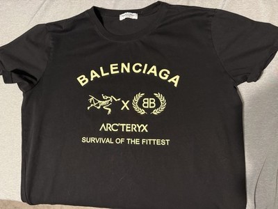クロスファイアー・ハリケーン ［Blu-ray Disc+Tシャツ:BLACK] Balenciaga and Arcteryx Survival of the Fittest Black TShirt Large