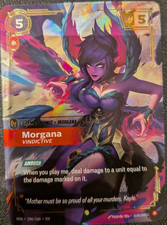 Riftbound | Morgana Vindictive | 186/166 | Overnumbered | Showcase Foil — live eBay listing