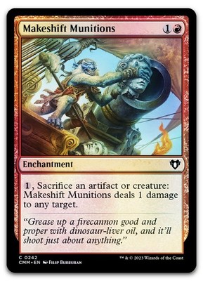 Makeshift Munitions #242 (Foil) (NM) Commander Masters CMM Magic MTG