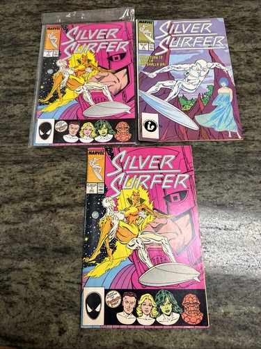 56 Vintage silver surfer comic book Marvel Spider-Man 1 2 3 - Picture 20 of 20